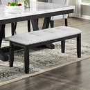 Crown Mark Vance 1319DV-BENCH Bench - Dove Grey IMAGE 1