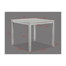 Crown Mark Henderson 2754DW-SET Dinette - Driftwood IMAGE 3