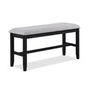 Crown Mark Buford 2773LG-BENCH Counter Height Bench - Light Grey IMAGE 1