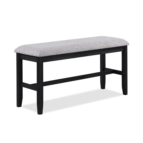 Crown Mark Buford 2773LG-BENCH Counter Height Bench - Light Grey IMAGE 1