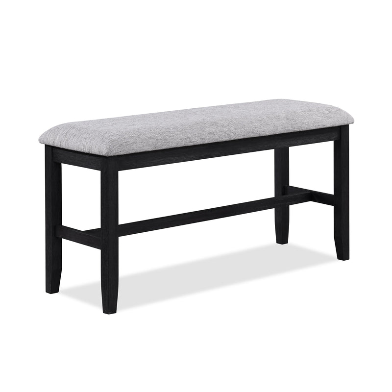 Crown Mark Buford 2773LG-BENCH Counter Height Bench - Light Grey IMAGE 1