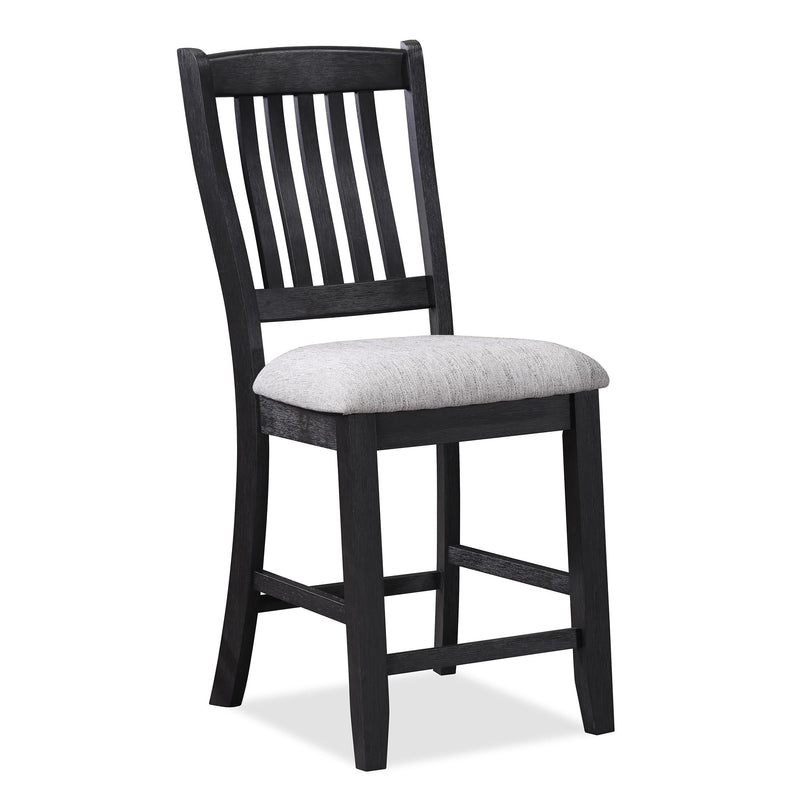 Crown Mark Buford 2773LG-S-24 Counter Height Chair - Light Grey IMAGE 1