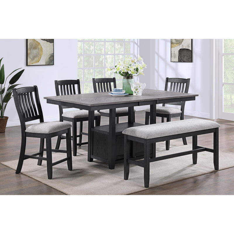 Crown Mark Buford 2773LG-T-4272 Counter Height Dining Table - Light Grey IMAGE 2