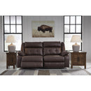 Signature Design by Ashley Punch Up 42702S1 2 pc Power Reclining Sectional Loveseat IMAGE 2