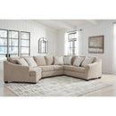 Signature Design by Ashley Brogan Bay 52705S2 3 pc Sectional with Cuddler IMAGE 3