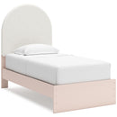 Signature Design by Ashley Wistenpine B1323B8 Twin Upholstered Panel Bed IMAGE 1