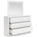 Signature Design by Ashley Mollviney B2540B1 Dresser and Mirror IMAGE 2