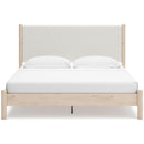 Signature Design by Ashley Cadmori B2615B7 King Upholstered Panel Bed IMAGE 2