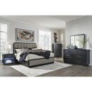 Signature Design by Ashley Rowanbeck B821B5 California King Upholstered Panel Bed IMAGE 13
