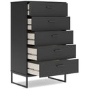 Signature Design by Ashley Socalle EB1865-245 Five Drawer Chest IMAGE 2