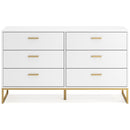 Signature Design by Ashley Socalle EB1867-231 Six Drawer Dresser IMAGE 3