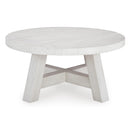 Signature Design by Ashley Jallison T727-8 Round Cocktail Table IMAGE 2