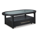 Signature Design by Ashley Winbardi T786-0 Oval Cocktail Table IMAGE 1