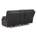 Signature Design by Ashley Mountainous U6580118 Power Reclining Loveseat with Console and Adjustable Headrest IMAGE 5