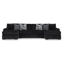 Signature Design by Ashley Midnight-Madness 98103S5 3 pc Sectional with Chaise IMAGE 1
