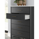 Signature Design by Ashley Cadmori B2616-345 Five Drawer Wide Chest IMAGE 8