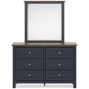 Signature Design by Ashley Landocken B414B1 Dresser and Mirror IMAGE 3