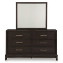 Signature Design by Ashley Neymorton B618B1 Dresser and Mirror IMAGE 2
