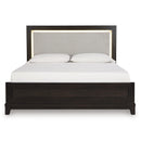 Signature Design by Ashley Neymorton B618B2 Queen Upholstered Panel Bed IMAGE 3