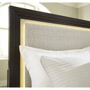 Signature Design by Ashley Neymorton B618B5 California King Upholstered Panel Bed IMAGE 8
