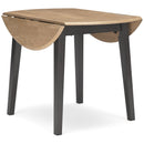 Signature Design by Ashley Gesthaven D396-15 Round Dining Room Drop Leaf Table IMAGE 2