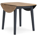 Signature Design by Ashley Gesthaven D399-15 Round Dining Room Drop Leaf Table IMAGE 2