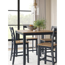 Signature Design by Ashley Gesthaven D399-223 Dining Room Counter Table Set IMAGE 4
