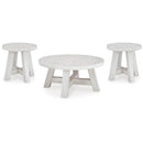 Signature Design by Ashley Jallison T727T1 Coffee Table and 2 End Tables IMAGE 1