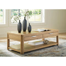 Signature Design by Ashley Rencott T781T1 Coffee Table and 2 End Tables IMAGE 2
