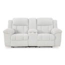Signature Design by Ashley Frohn 3740594 Double Reclining Loveseat with Console IMAGE 3