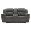 Signature Design by Ashley Frohn 3740694 Double Reclining Loveseat with Console IMAGE 3