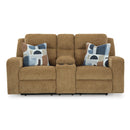 Signature Design by Ashley Kanlow 3860594 Double Reclining Loveseat with Console IMAGE 3