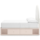 Signature Design by Ashley Wistenpine B1323B15 Full Upholstered Panel Bed with Storage IMAGE 5