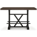 Signature Design by Ashley Valebeck D546-33 Rectangular Dining Room Counter Table IMAGE 2
