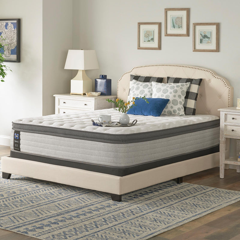 Sealy Summer Rose Euro Pillow Top Medium Mattress (Twin) IMAGE 2