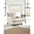 Benchcraft Claredon 15602U2 Chair and Ottoman IMAGE 2