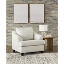 Signature Design by Ashley Genoa 47704U3 Oversized Chair and Ottoman IMAGE 2