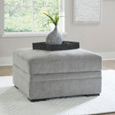 Signature Design by Ashley Casselbury 52906U1 Oversized Swivel Chair and Ottoman IMAGE 3