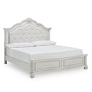 Benchcraft Montelaine B795B7 California King Upholstered Panel Bed IMAGE 1