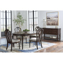Signature Design by Ashley Lavinton D764-35 Oval Dining Room Extension Table IMAGE 15
