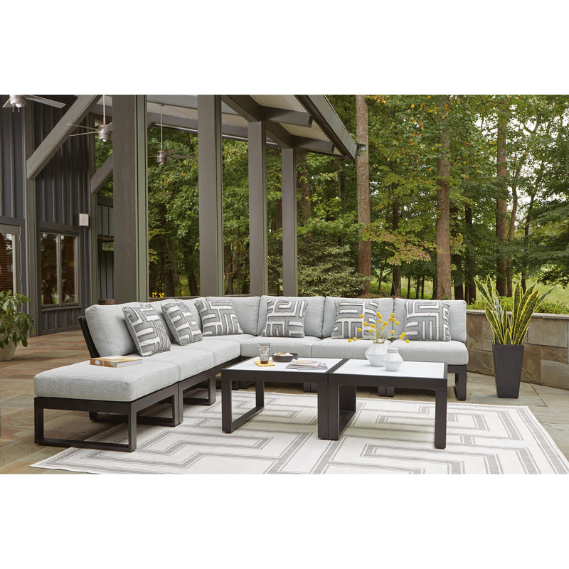 Signature Design by Ashley Beachloft P490P1 6 pc Outdoor Sectional IMAGE 3