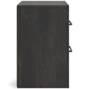 Signature Design by Ashley Hollivern PCB2108-92 Two Drawer Night Stand IMAGE 4