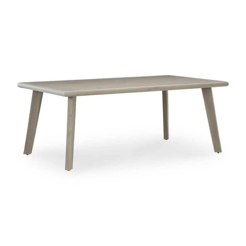 Signature Design by Ashley Cliff Trails PCP690-625 Rectangular Dining Table with Umbrella Option IMAGE 1
