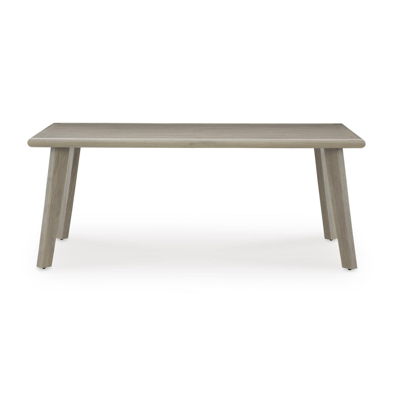 Signature Design by Ashley Cliff Trails PCP690-625 Rectangular Dining Table with Umbrella Option IMAGE 2
