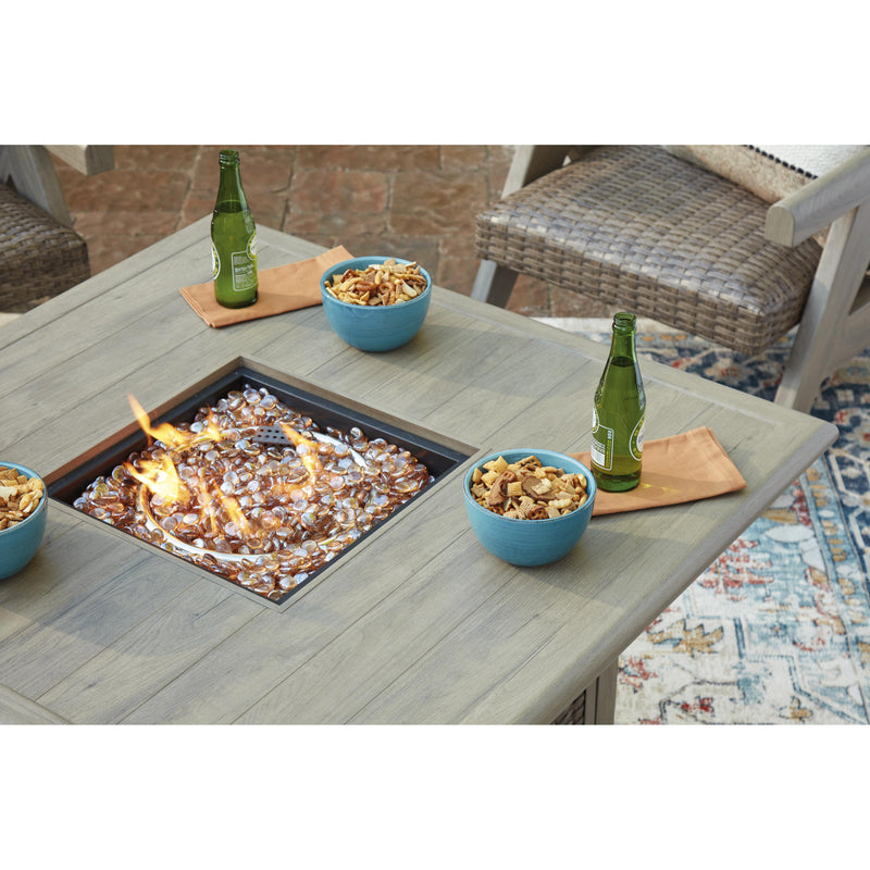Signature Design by Ashley Cliff Trails PCP690-772 Square Fire Pit Table IMAGE 9