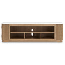 Signature Design by Ashley Camdill W808-68 XL TV Stand with Fireplace Option IMAGE 3