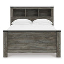 Signature Design by Ashley Frandern B4480B3 Full Bookcase Panel Bed IMAGE 2