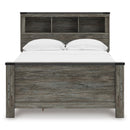 Signature Design by Ashley Frandern B4480B9 Full Bookcase Panel Bed with Storage IMAGE 3