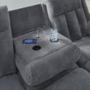 Signature Design by Ashley Observation PC2140599 Reclining Power Sofa with Drop Down Table IMAGE 8