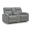 Signature Design by Ashley Gauntlet PC4220494 Double Reclining Loveseat with Console IMAGE 1